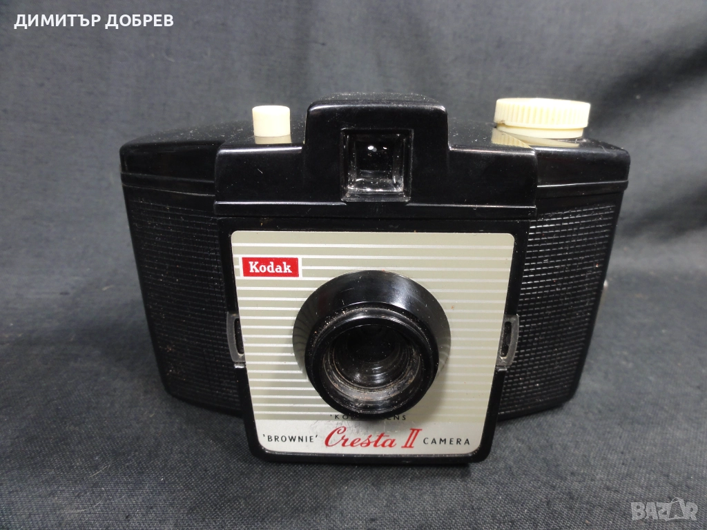 СТАР РЕТРО ФОТОАПАРАТ KODAK BROWNIE CRESTA II CAMERA ENGLAND, снимка 1