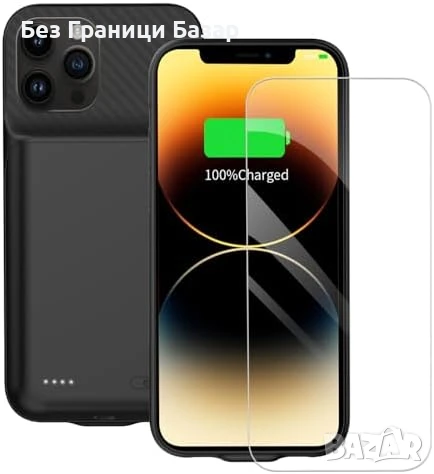 Нов iPhone 14 Pro Max/13 Pro Max Батерия кейс 13800mAh Ултра Тънък калъф Айфон, снимка 1