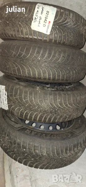 Зимни гуми с джанти за Опел Гудиер 7мм., снимка 1