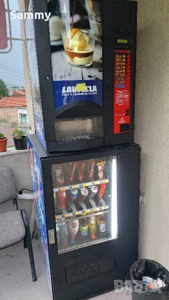 Вендинг,комплект кафе автомат и хладилна витрина, снимка 1