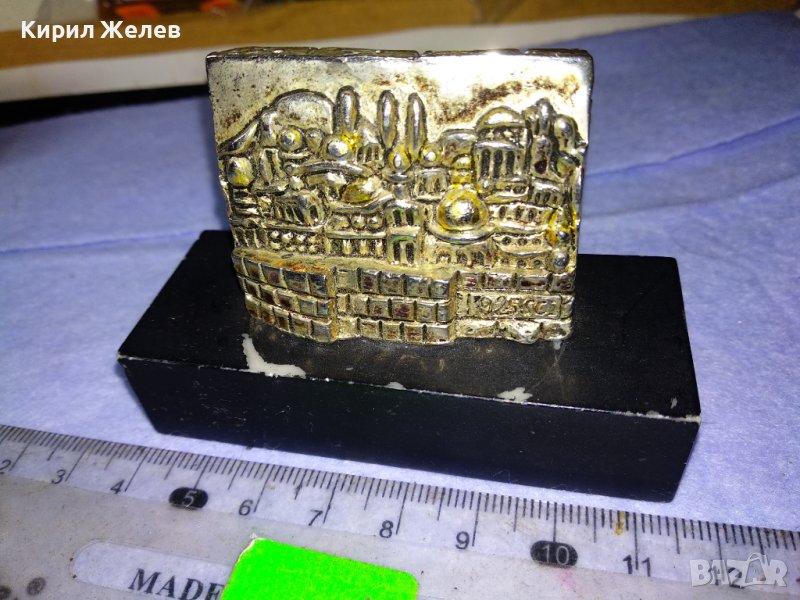 Стар ПОСРЕБРЕН БАРЕЛЕФ - СУВЕНИР с МАРКИРОВКА 925 SC РЯДЪК КРАСИВ За КОЛЕКЦИЯ 41372, снимка 1