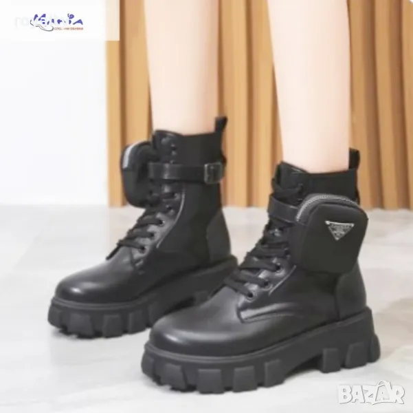 Дамски боти с портмоне, снимка 1