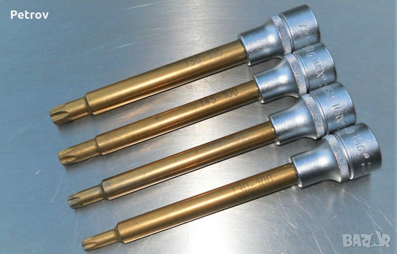 HAZET No.992 SLG-TIN - 1/2" PROFI TORX 100 mm !!! T30 - T40 - T45 - T50 !! ORIGINAL HAZET GERMANY ! , снимка 1