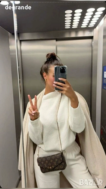 Елегантна дамска чанта Louis Vuitton, снимка 1