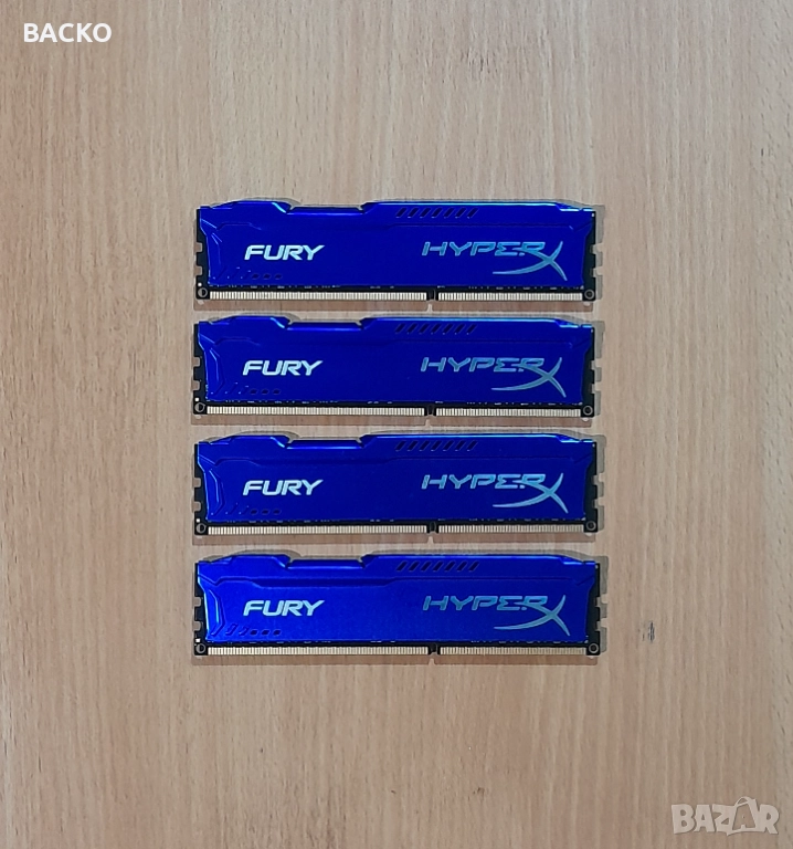 Рам памет FURY HYPER 32Gb 4x8Gb DDR3 1866MHz, снимка 1