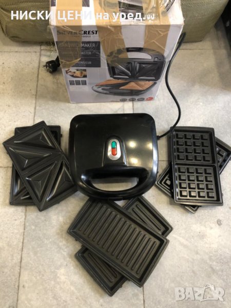 ТОСТЕР ЗА САНДВИЧИ SilverCrest SSMW 750 C3, снимка 1