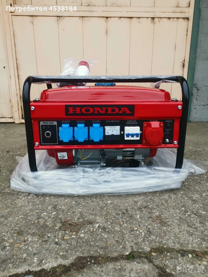 HONDA 6,5KW Генератор за ток, снимка 1
