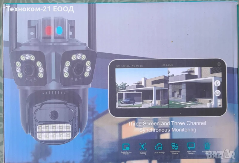 Тройна WIFI Smart Camera P21-SP3 , снимка 1