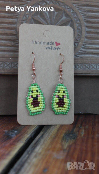 Обеци  от мъниста, снимка 1