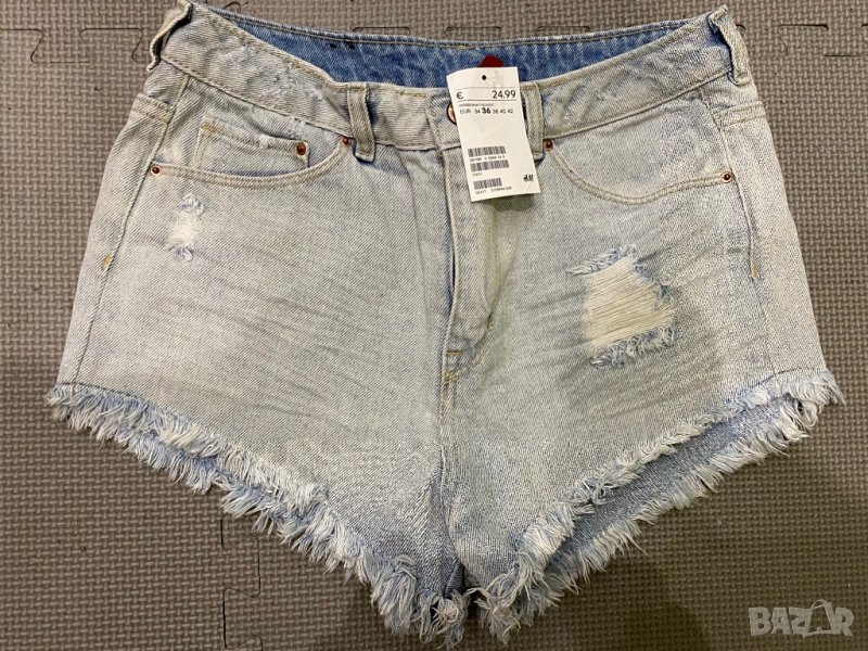Н&М нови къси дънки S размер, снимка 1