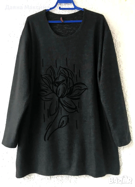 Блузон ватирано плетиво 4ХЛ 💜 16 лв, снимка 1