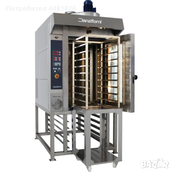 Професионална ротационна фурна за 10 тави 60x40 см, снимка 1