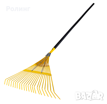 ГРЕБЛО ЗА ЛИСТА С ДЪРВЕНА ДРЪЖКА TOPMASTER/380804, снимка 1