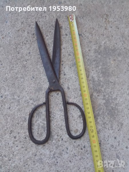 Стара кована ножица, снимка 1