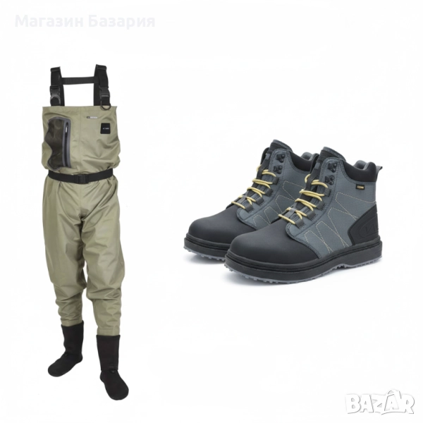 Дишащ гащеризон за газене + обувки с кече, снимка 1