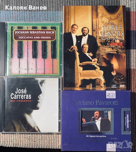 Three Tenors,Pavarotti,Carreras,Bach, снимка 1