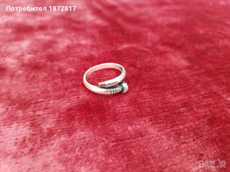 Сребърен пръстен №2730 , снимка 1