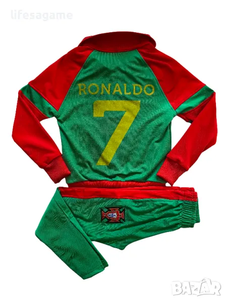 Детски футболен комплект с дълъг ръкав Португалия Роналдо екип Portugal Ronaldo анцуг, снимка 1