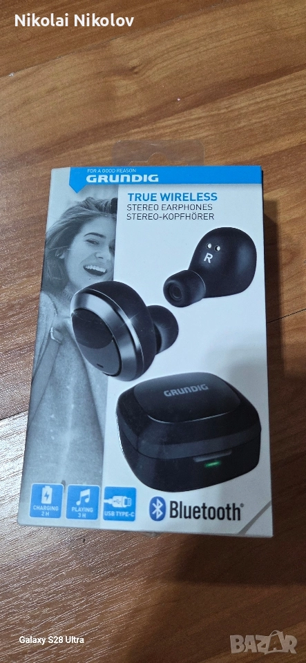 блутут слушалки Grundig , снимка 1