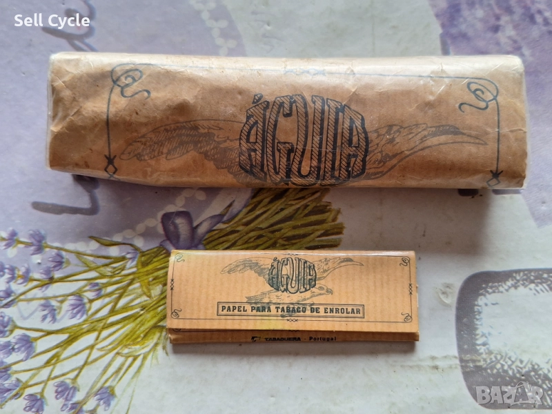 ✅СТАР ПОРТУГАЛСКИ ТЮТЮН ЗА ЦИГАРИ И ХАРТИЙКИ - AGUIA❗, снимка 1