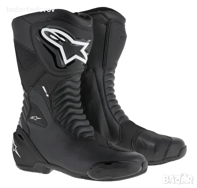 Топ цена Мото Ботуши ALPINESTARS SMX-S BLACK,размери 38 до 46!, снимка 1