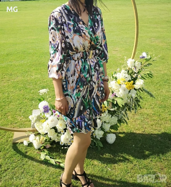 Дамска рокля от ефирна материя , снимка 1