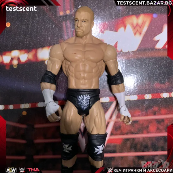 Екшън фигура WWE Triple H Трите Хикса Mattel basic Series играчка figure short hair, снимка 1