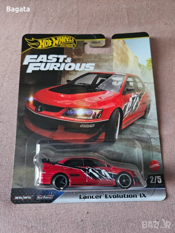 Hot Wheels Premium Lancer Evolution IX – 1:64 - Fast & Furious, снимка 1