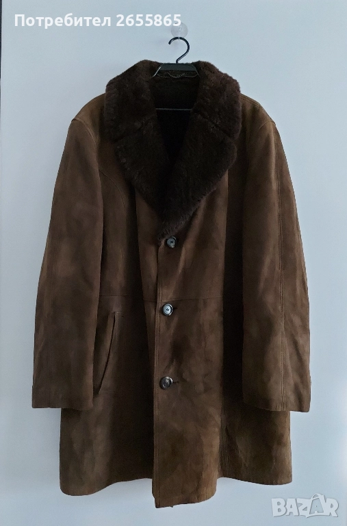 Мъжко палто от овча кожа, снимка 1
