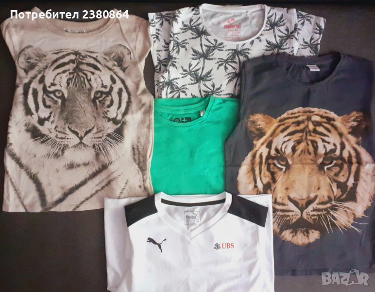 Нови блузки за момчета128-140, снимка 1