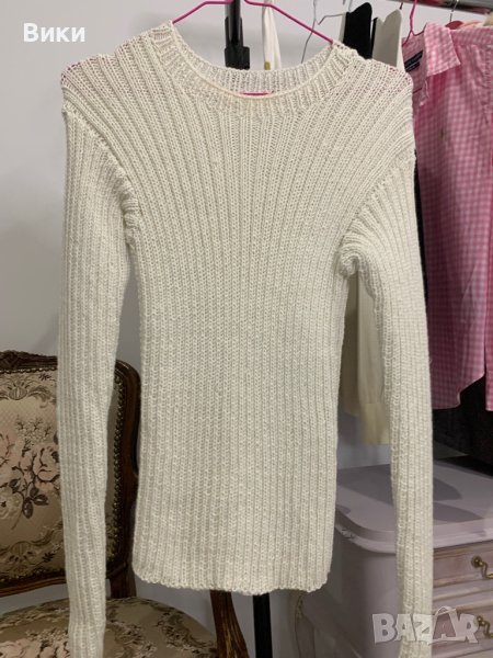 Ръчно плетен пуловер , снимка 1