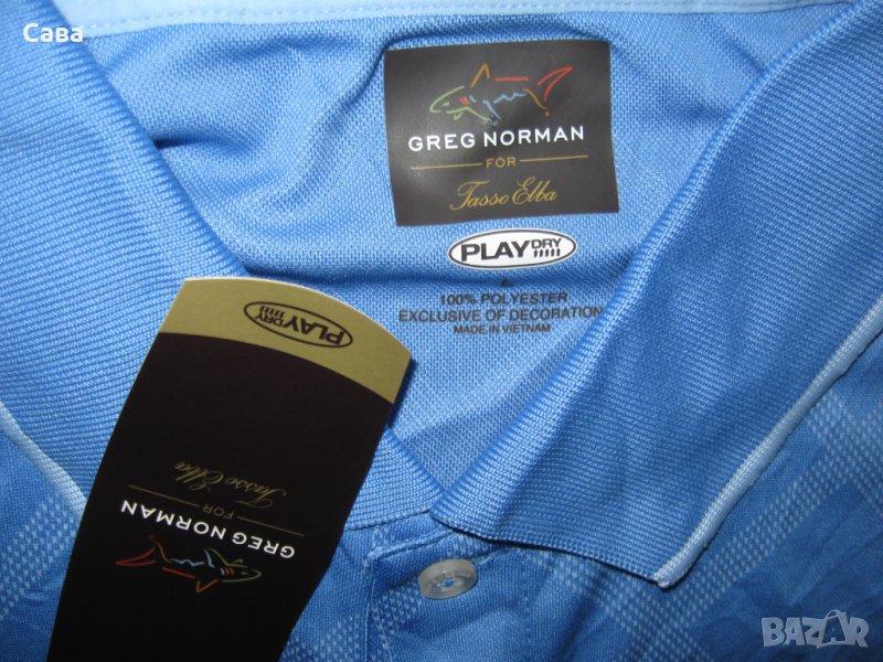 Тениски GREG NORMAN    мъжки,Л  /синя и розова/, снимка 1