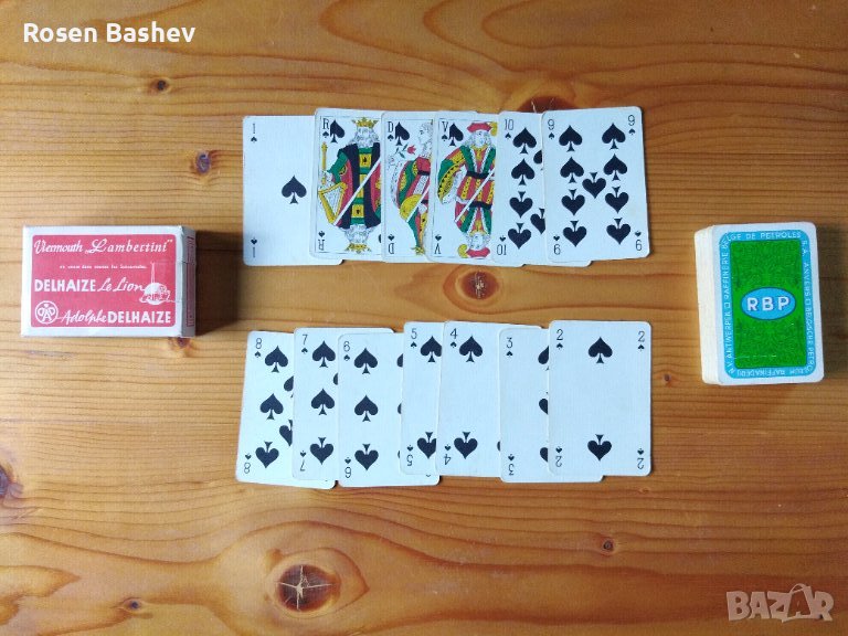 Стари карти за игра. , снимка 1