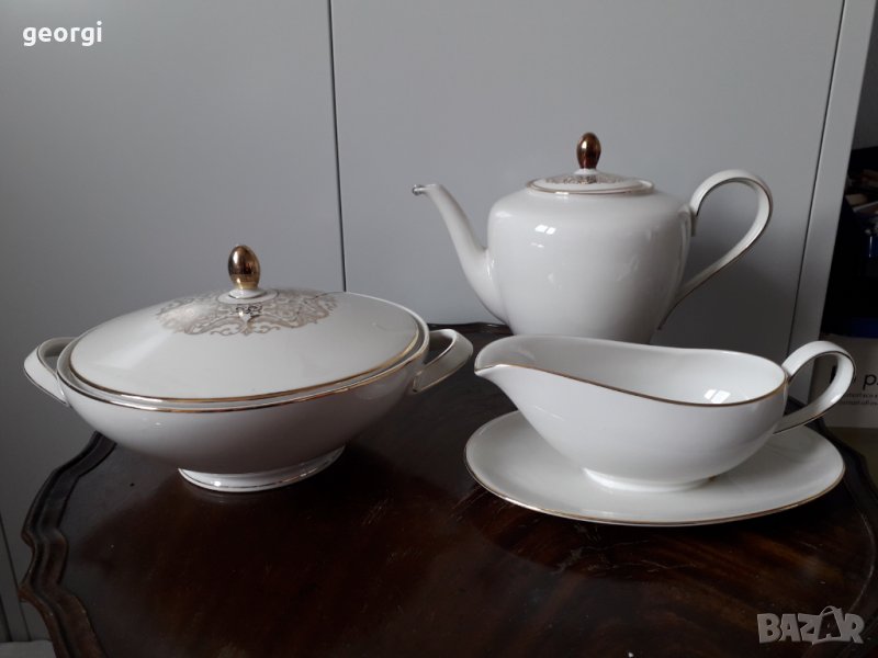 Немски порцелан Bavaria супник чайник сосиера, снимка 1
