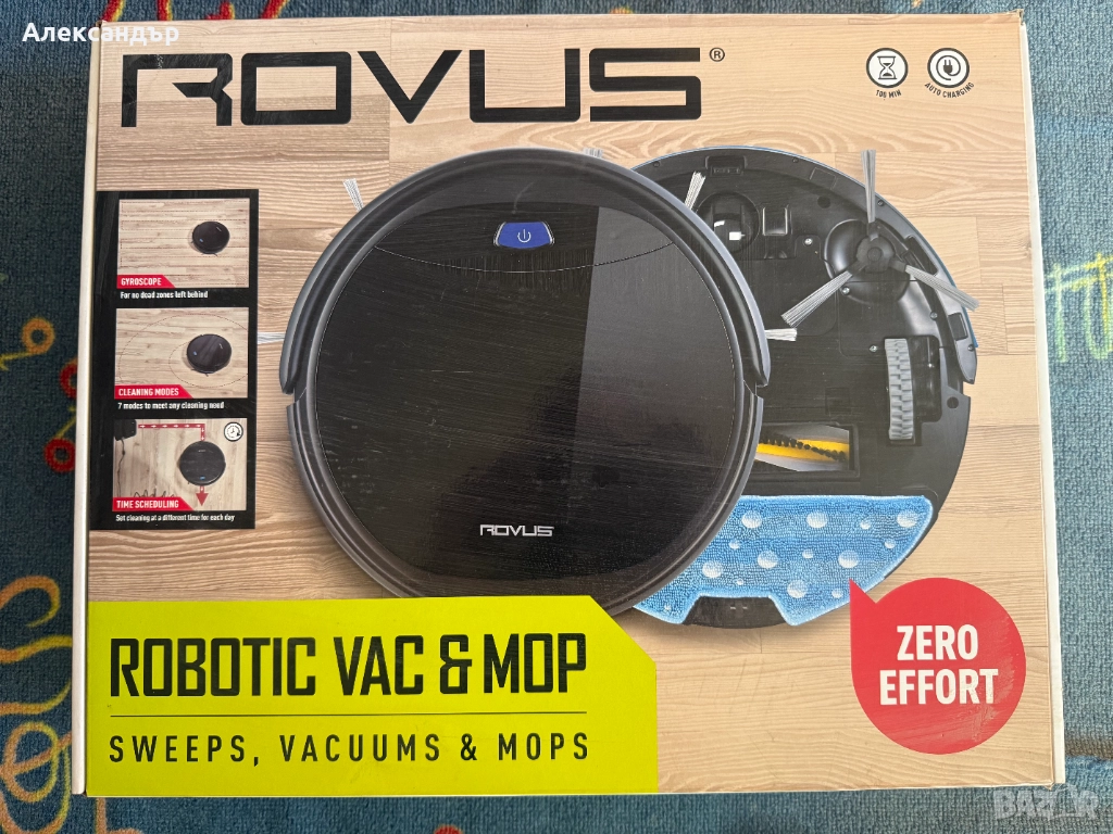 Чисто нова прахосмукачка робот Rovus BL500N, снимка 1