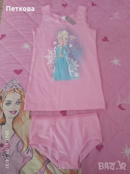 Нов комплект бельо за момиче Елза, снимка 1
