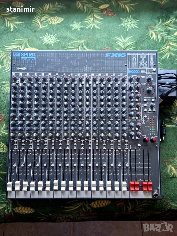 Mixer Soundcraft spirit fx16, снимка 1