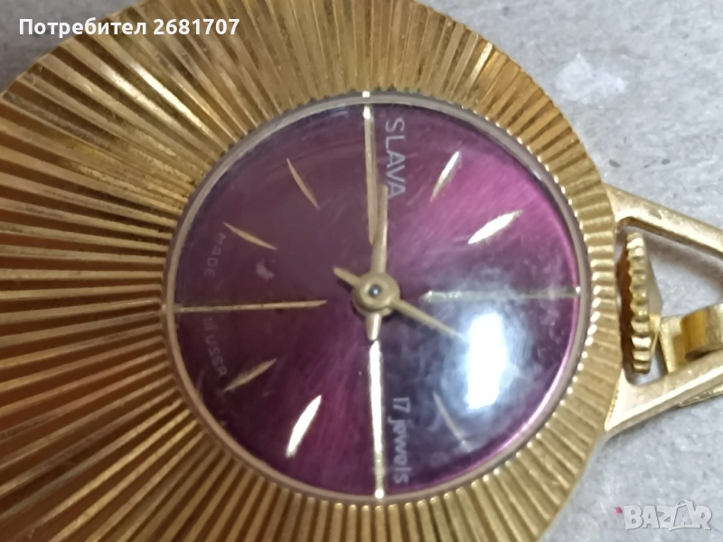 часовник медальон Slava, снимка 1