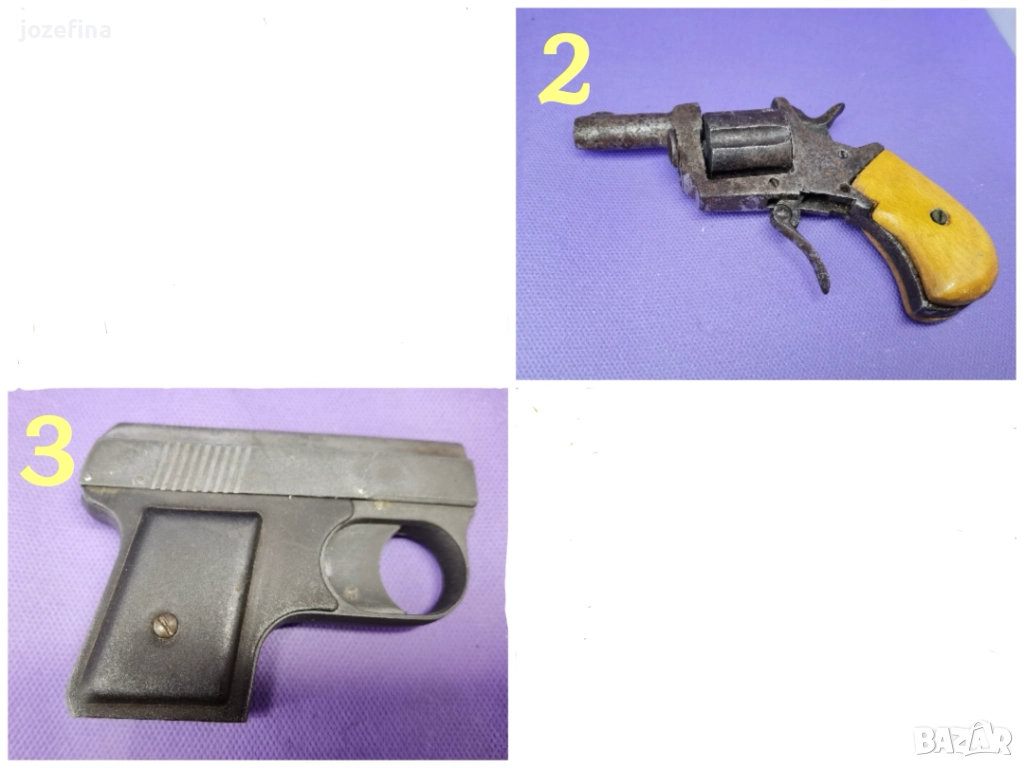 Колекция от 2 пистолета –метални капсулни, снимка 1