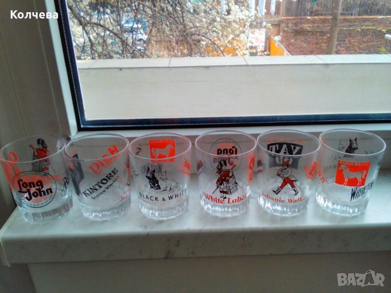 продавам комплект чаши за уиски за 20 лв. , снимка 1