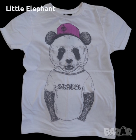 Тениска панда"Skater",колекция"Animals" за момченце на 11-12 г,Англия/нова