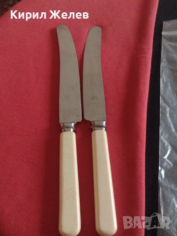 Два стари ножа за ресторант производство Шефийлд Англия перфектно състояние за КОЛЕКЦИОНЕРИ 42767, снимка 5 - Други ценни предмети - 43817013