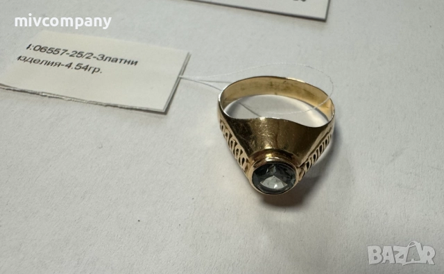 Златен пръстен 4.54гр., снимка 5 - Пръстени - 52836158