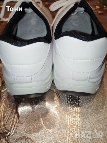 Нови Мъжки Кожени Маратонки 44, снимка 6 - Маратонки - 53398260