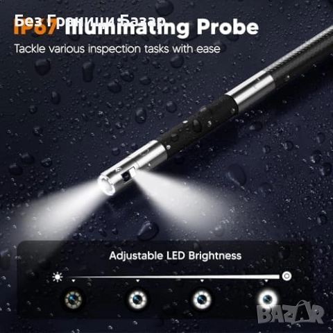 Нов HD ендоскоп камера с двойна леща и 7" екран за автомобил/тръби, снимка 7 - Друга електроника - 51677535