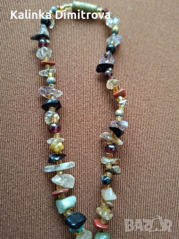 Колие с полускъпоценни камъни., снимка 7 - Колиета, медальони, синджири - 53217932