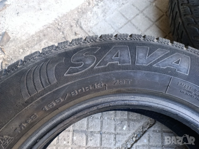 Зимни гуми Sava Eskimo S3 155/80 R13, снимка 3 - Гуми и джанти - 52432573