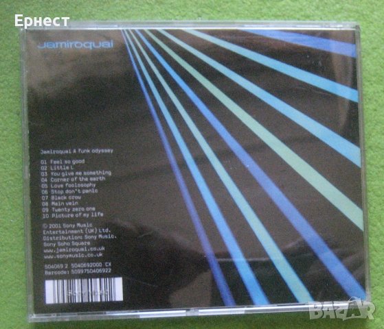  Jamiroquai - A Funk Odysey CD, снимка 4 - CD дискове - 43016557