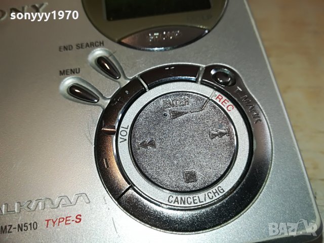 SONY MZ-N510 TYPR-S MINIDISC RECORDER, снимка 15 - MP3 и MP4 плеъри - 28582737