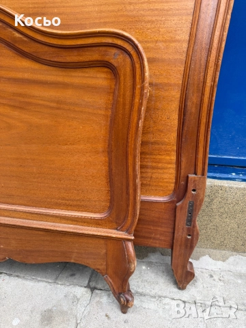 Старинно легло от 1910г, снимка 4 - Спални и легла - 52731728